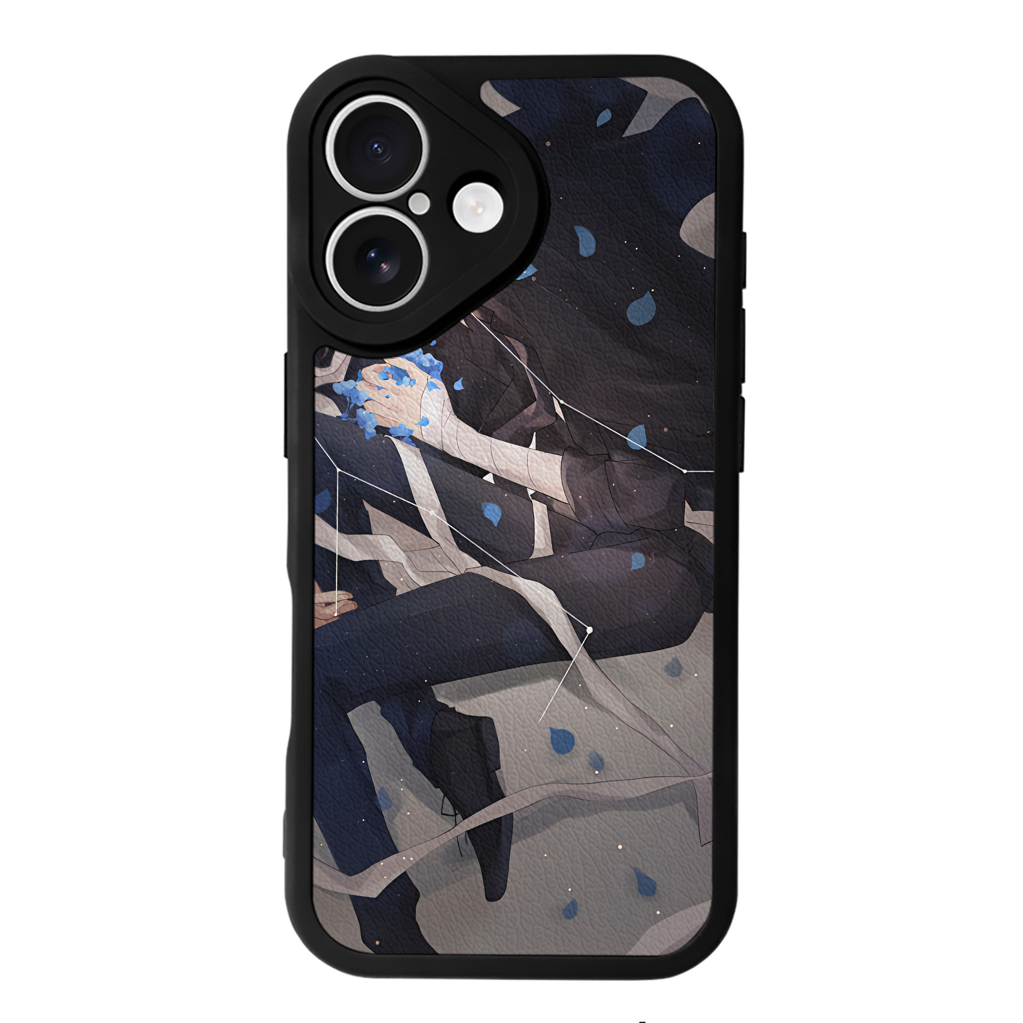 （画像用） 文豪ストレイドッグス Bungo Stray Dogs 【iPhone 16シリーズ対応】シリコンスマホケース（レザー調） 材質：シリコン